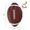 Football Party Napkins - 100 Pack Disposable Football Shape Paper Napkins 5" x 7.5" Perfect for Super Bowl, Tailgating, Sports Theme Birthday Party Decoration