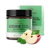 HERBAMAMA Iodine Gummies - Potassium Iodine, Zinc & Selenium for Immune Defense & Brain Support - Vegan, Non-GMO Immune Support Supplement - 60 Pectin-Based Apple-Flavored Chews