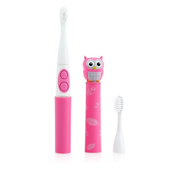 Nuby Electric Corded Electric Toothbrush with Animal Character, Owl