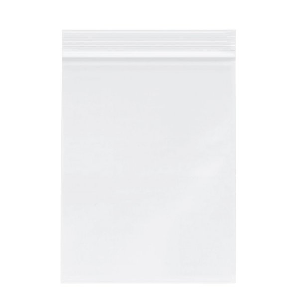 joybest 100 Count 10 x 13 Inch Clear Zip Plastic Poly Bags, Reclosable Zip Plastic Bags with Resealable Lock Seal Zipper