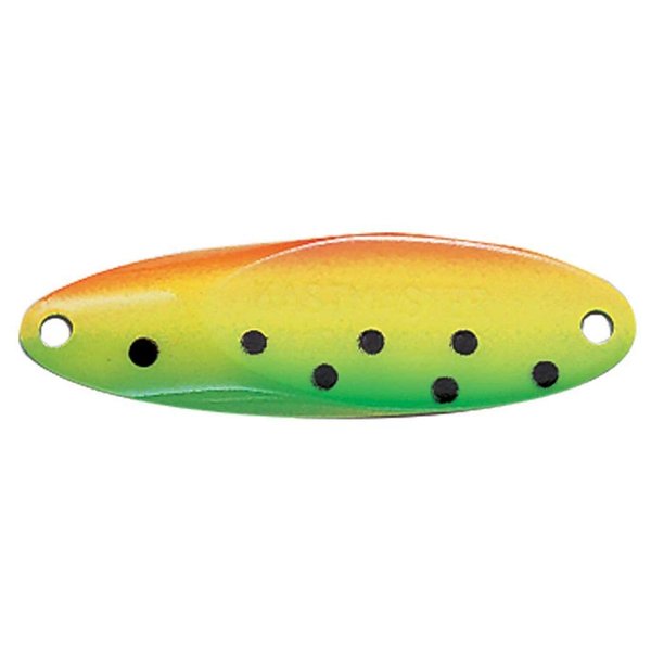 Acme Kastmaster Fishing Lure, Orange/Yellow/Green, 3/8-Ounce