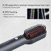 Cordless Hair Straightener Brush - Travel-Sized Electric Hot Iron Comb for Women Hair Straightening with 45Mins Long Working Battery - Fast Heating, Multi-Temp, Anti-Frizz, Anti-Scald