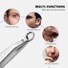 Nose Hair Clippers with Round-Tipped for Trimming and Grooming, Premium Stainless Nasal Trimming Tweezers, for Noses, Sideburns, Brow and Body, Perfect for Men and Women
