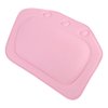 Bath Pillow, Bathtub Head Neck Support, Soft Foam Padded Spa Tub Headrest Back Shoulders Support Cushion Bathroom (Pink)
