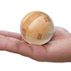Handmade Wooden Puzzle Magic Ball Brain Teasers Toy Intelligence Game Sphere Puzzles for Adults