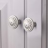 Xlroaafs 10 Pack Brushed Nickel Cabinet Knobs Drawer Knobs,1-2/5" Round Nickel Kitchen Cabinet Knobs Handles for Dresser Drawers Satin Nickel Dresser Knobs