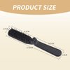 Travel Folding Hair Brush - Compact Size Comb for Purse, Gym, Trip, Swimming - Foldable Hairbrush for Women, Girls, Men - Professional Detangler Brush