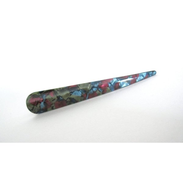 Generic Abalone shell look marbled acrylic and metal alligator hair claw clip clamp