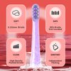 Replacement Toothbrush Heads Compatible with Colgate Hum Connected Smart Battery Toothbrush Refill Head, Purple, 12 Pack