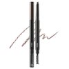 BBIA Last Auto Eyebrow Pencil 5 Colors – No Sebum Brow Definer Retractable Pencil with Dual-Sided Brush Waterproof Longlasting Shape & Define & Fill Eye Brow Vegan Korean Makeup (02 DARK BROWN R)