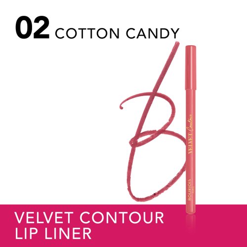 Bourjois Contour Edition Lip Liner - # 02 Coton Candy by Bourjois for Women - 0.04 oz Lip Liner
