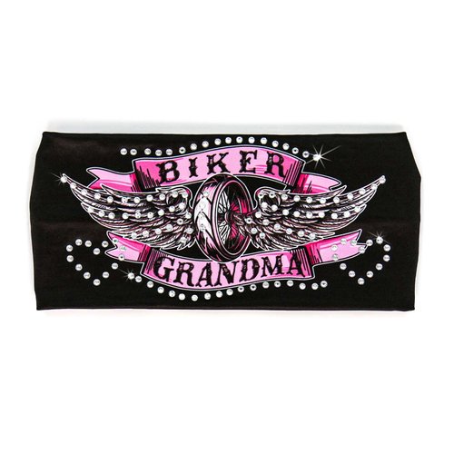 Milwaukee Leather | Bling Designed Wide Headbands-Headwraps for Women Biker Bandana - One Size