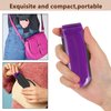 TOSAMZOO 3PCS Folding Travel Hair Brush with Mirror, Mini Comb/Wet Brushes, Compact Purse Pocket Hair Massage Combor for Women and Girls