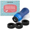 IMPRESA XL Refillable Roll On Sunscreen Applicator for Kids & Adults - Roll On Sponge Applicator Sunscreen Dispenser - Kids Sunscreen Applicator Roller - Sunscreen Roller Applicator with Lotion Sponge