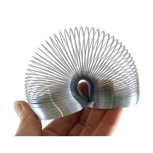 Curious Minds Busy Bags Set of 2 Metal 2" Magic Spring Coil Toy - Sensory Fidget Toy - Relaxing & Mesmerizing - Stair Walking Fun Classic Toy