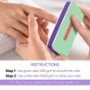 Nail Shiner Buffer Blocks - 2 Sided Shining Nail Polisher Sponge Buffing Block File 400/3000 Grit Manicure Nail Art Tools 2Pcs
