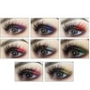 Leilanis Beauty Colorful False Eyelashes, 8 Pairs Mixed Faux Mink Fluffy Lashes, Long Eyelash Extensions