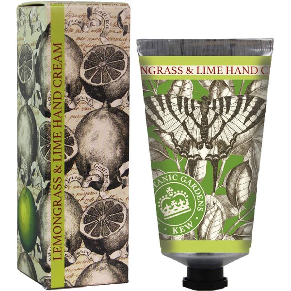 Royal Botanical Gardens, Kew Lemongrass & Lime Hand Cream, 75mls