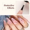 Beetles Gel Top Coat Base Coat Set for Gel Nail Polish, 3Pcs No Wipe Base Gel Matte & Shiny Top Coat, Long Lasting High Gloss and Matte Effects Soak off Uv Led Gel DIY at Home