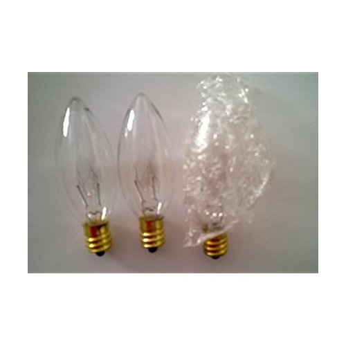 Set of 3 Touch Light Bulbs for OKL 24 Inch Touch Lamp 15-Watt Light Bulbs
