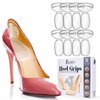 Ballotte Silicone Heel Protector, Heel Grips/Heel Pads for Shoes, Shoe Inserts for Women Heels/Shoe Inserts for Shoes That are Too Big High Heel Cushion Inserts Women (Natural (8 Pack))