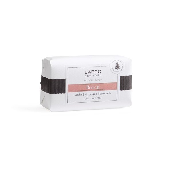 LAFCO New York Bar Soap, Retreat - 7 oz - Ultra-Hydrating, Natural Formula - All Skin Types - Made in Europe