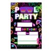 UPNEGE Pool Party Invitations Summer Pool Birthday Invitations with Envelopes Set of 20