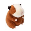 CHDBLOCK Guinea Pig Plush, Guinea Pig Stuffed Animal, Guinea Pig Soft Throw Pillow, Birthday Gift for Relatives Friend Boys Girls（Guinea Pig-Brown）