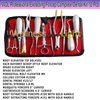 WellnessD'Light - Professional Extracting Forcep Complete Dental Kit Health Care Beauty Tools Instrument 12 Pieces Stainless Steel