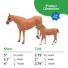 Big Country Toys Horse Mare and Colt Set (Brown)