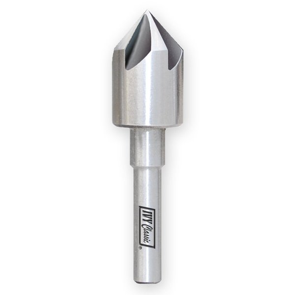 IVY Classic 09051 5/8-Inch M2 High Speed Steel Countersink, 5 Flute, 82-Degree Point, 1/Card