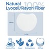 KADRIAN Double-Sided Facial Pads - Lint Free - for Makeup Remover and Toner - Rayon face Pads for Toner and cleasing - Rayon not Cotton Balls - Exfoliating Cotton Rounds for face (180 Pads)