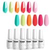 Vishine Gel Nail Polish Set Treding Summer Gel Polish Kit - Bright Colors Collection - UV LED Nail Gel Required, 8ml Bottle Nail Art