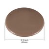 uxcell 80mm Wall Protectors Self Adhesive Door Handle Bumper Guard Stopper Silicone Stop Brown 2pcs