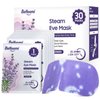 BeHoomi 30Packs Steam Eye Mask, Heated Eye Mask Warm Compress for Eyes, Self Heating Disposable Eye Masks, Sleep Mask for Home, Spa, Office, Travel Essentials & Relaxation Gifts (Lavender)