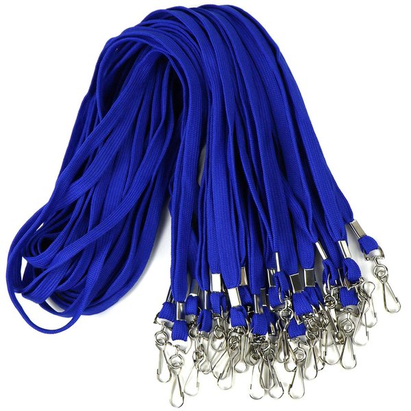 Ollain Badge Lanyards Flat Lanyard Swivel Hooks Durably Neck Bulk lanyards with Clip