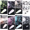 XEAOHESY 10 Rolls Fluorescent Flame Foil Transfer Sticker Kit Nail Transfer Stickers Fluorescent Nail Art Sticker Neon Nail Foil Transfer Stickers Sheets Foil Nail Wraps for Foil Nail Art