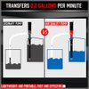 SEDY Electric Hand Pump, Portable Transfer Pump Battery Powered Siphon Liquid Extractor 2.2GPM, For Gasoline Diesel Fuel