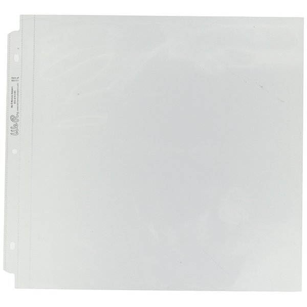 We R Post Bound Photo Sleeves 12"X12" 10/Pkg, Full Page