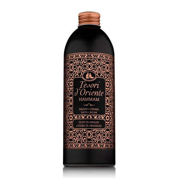 Tesori d’Oriente Bubble Bath for Women, Foaming Bath, Bath Bubbles for Women Relaxing, Luxurious Body Wash for Women & Skin Care - 500 Ml-16.91 us Fl Oz- [Italian Import ]-(Hammam)