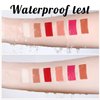 PARAMISS Lip Gloss Pigment Powder Natural Lip Dye 5 Colors x 10G and White Metallic Shimmer Pearl Glitter Pigment Powder for Lip Gloss Lipstick Eyeshadow Cosmetic Grade Lip Gloss Color Pigment