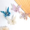 4PCS Butterfly Hair Claw Clips for Women Tortoise Shell Hair Clips 2.5inch Beautifly Butterfly Hair Clips for Thick and Medium Hair, Claw Hair Clips Hair Styling Accessories Gifts for Women (Style A)