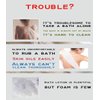 AARainbow 2 Packs Long Stretch Back Sponge with Rope Handles Back Scrubber Bath Shower Mesh Sponge Exfoliating Body Scrub Stretch Braided Loofah for Men and Women (2 Gray)