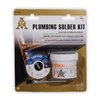 AIM Aquasol Plumbing Kit with solder wire, flux and brush, Solder for Plumbing Repairs (113g / 4oz)