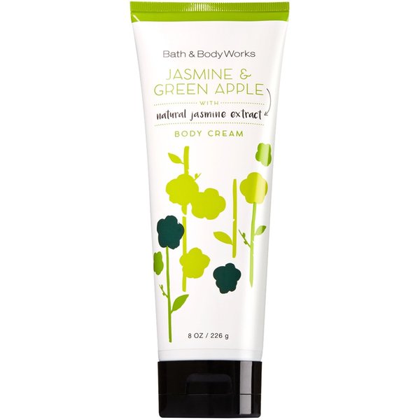 Bath & Body Works Jasmine & Green Apple Body Cream 8 Oz.