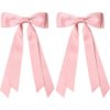 Ribbon Bow Hair Clips, 2Pcs Handmade Bows Barrettes Hair Bows Alligator Clips Ribbon Hair Accessories for Girls Toddlers Teen