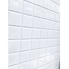 2x2 Glossy Arctic White Ceramic Wall Tile (1 SQFT Sheet)