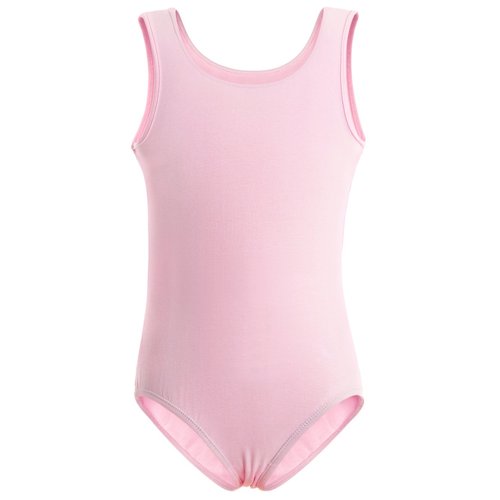 Magic Town Leotards for Girls Toddler Ballet Dance Tank Top Gymnastics bodysuit (10-12,Pink)