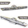 Piececool 3D Metal Puzzles for Adults, Military Submarine Metal Model Building Kits for Stress Relax, Great Christmas Birthday Gifts