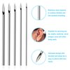 Lyuxzad Ear Nose Piercing Needles 50Pcs Mixed Piercing Needles 12G 14G 16G 18G and 20G Hollow Needles for Ear Nose Navel Belly Nipple Lip Tongue Piercing Kits Piercing Tools (Mixed-50pcs)